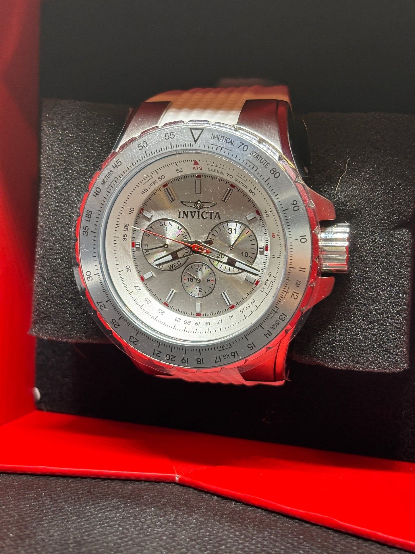 NEW Invicta Aviator Skyshock - White 50mm