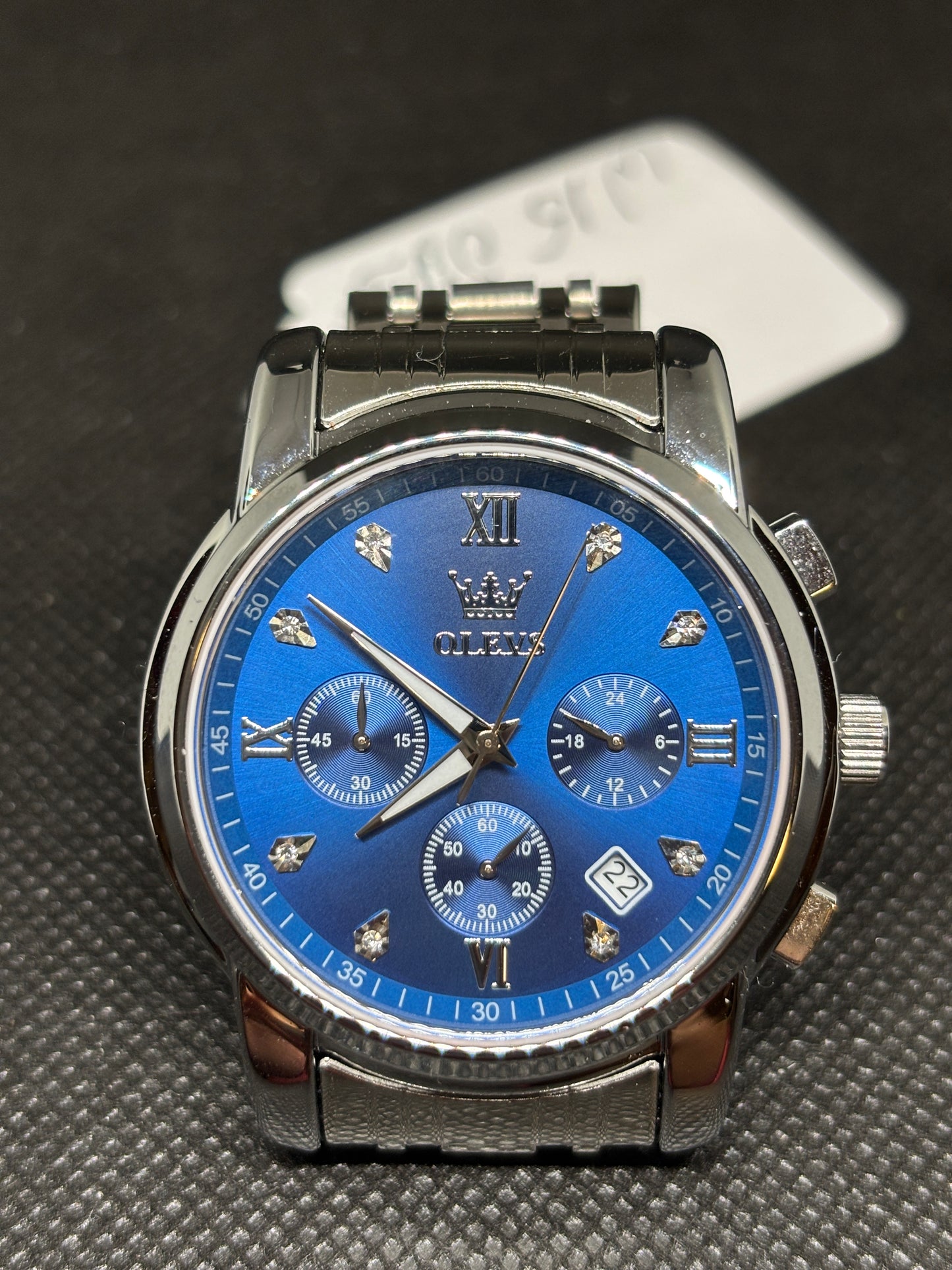 NEW OLEVS Chronograph - Blue 41mm