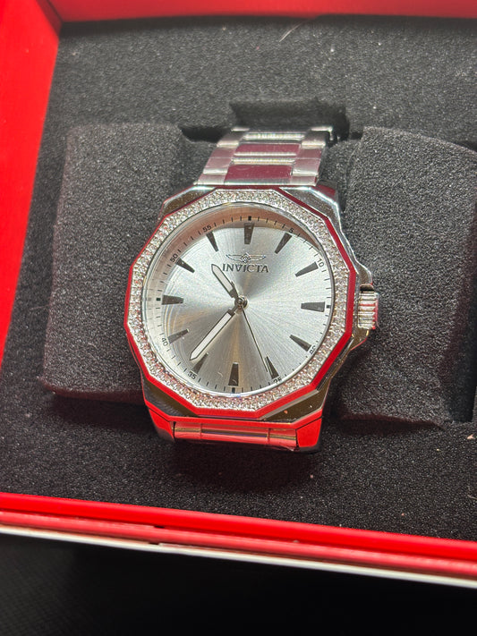 NEW Invicta Speedway - Silver 42mm