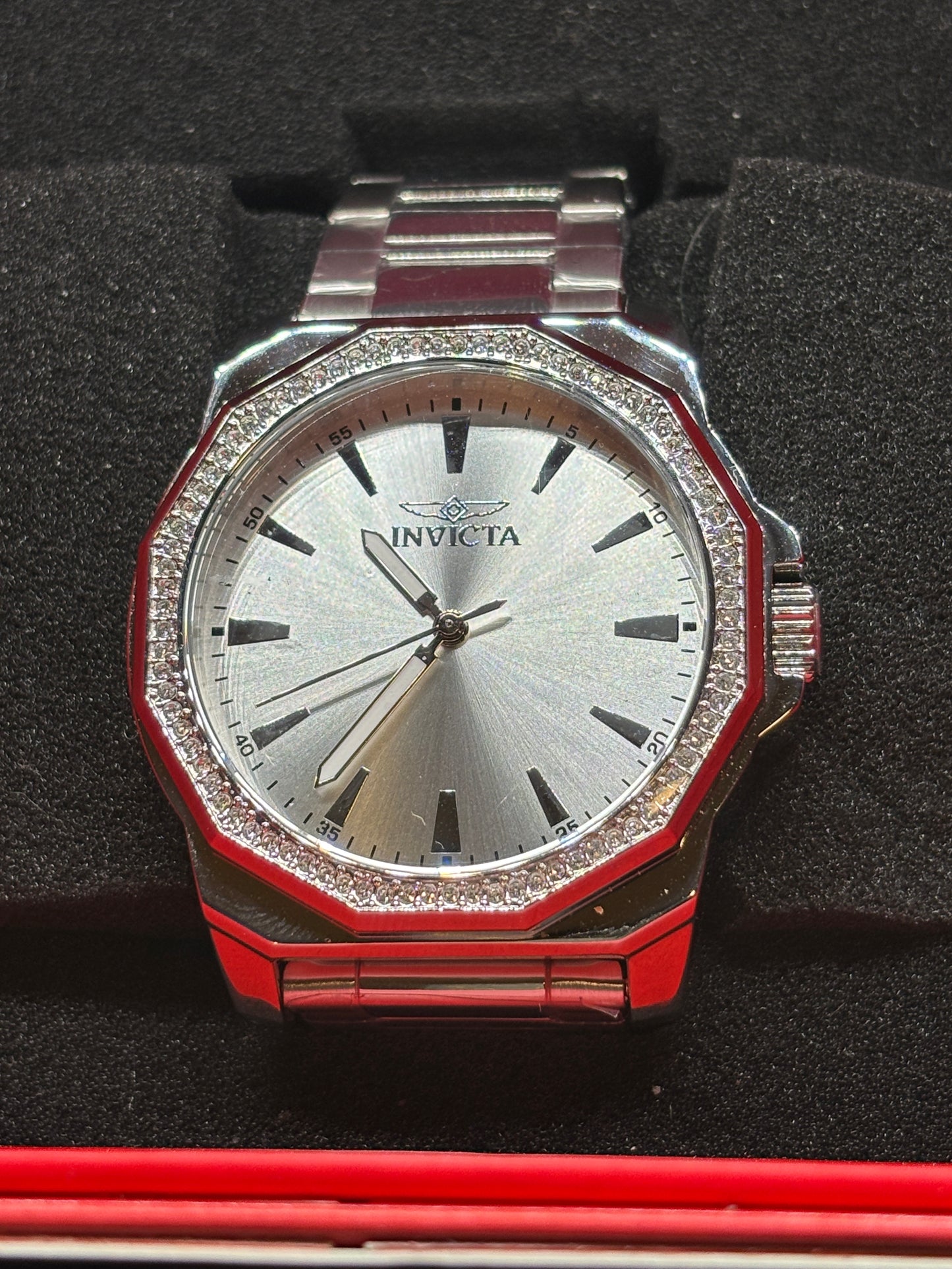 NEW Invicta Speedway - Silver 42mm