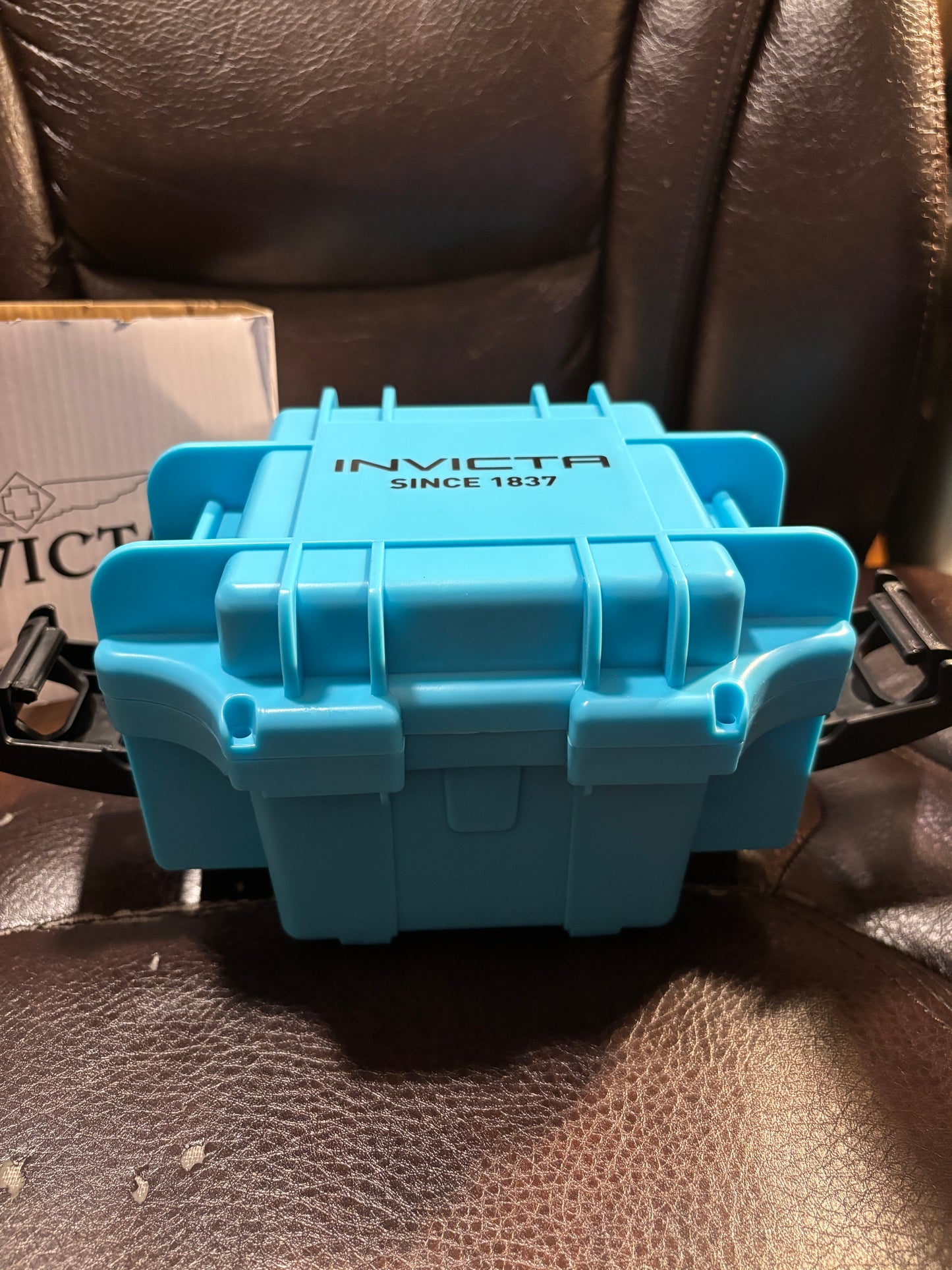 NEW Invicta Single Slot Watch Box- Tiffany Blue