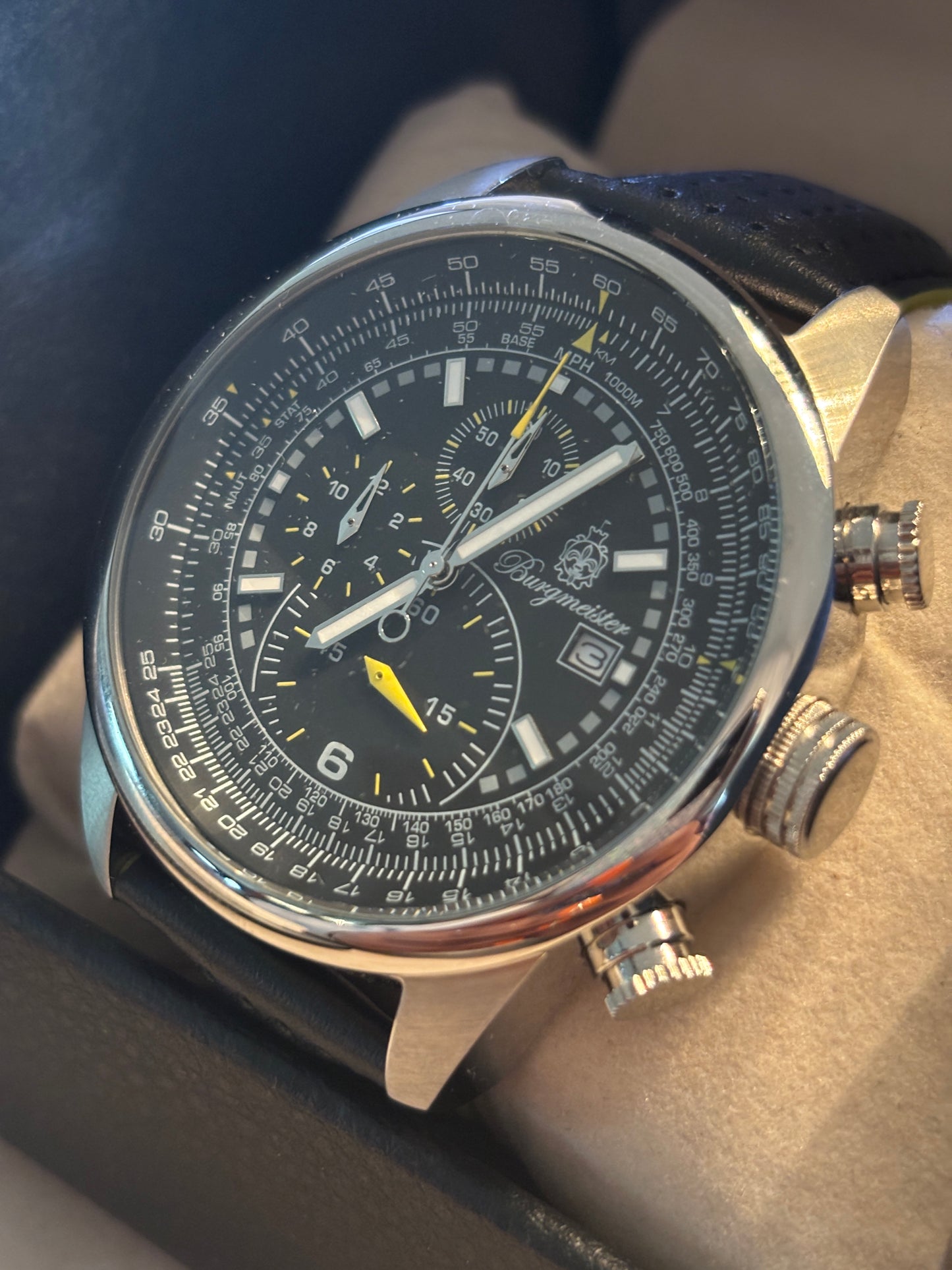 NEW - Burgmeister Melbourne Chrono - 45mm