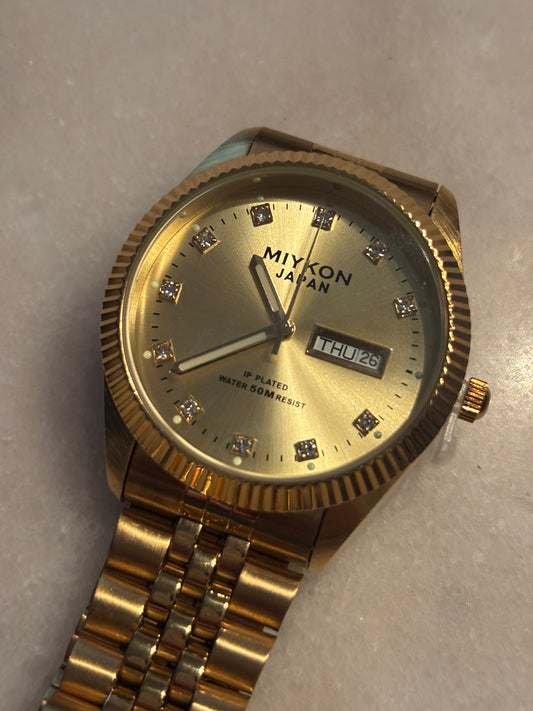 NEW - MYKON Quartz Gold - 40mm