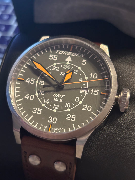 NEW - Torgoen T47 GMT Sapphire