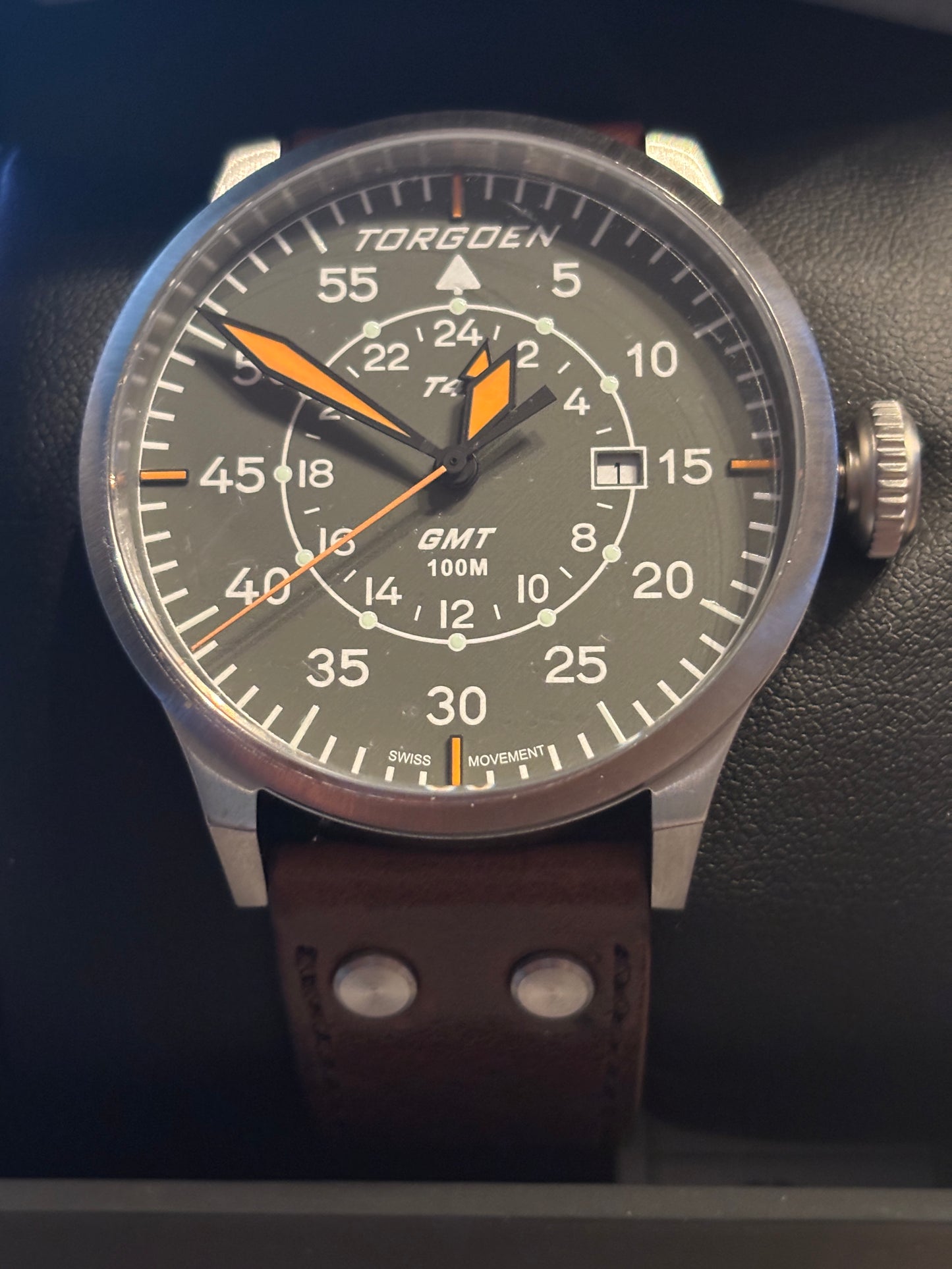 NEW - Torgoen T47 GMT Sapphire