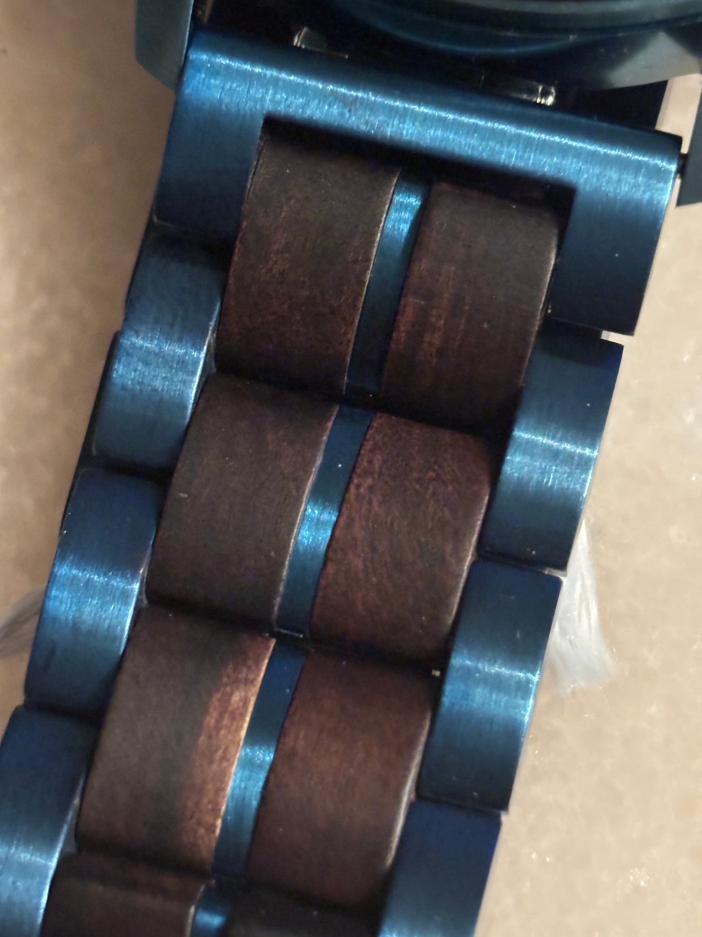 Avantwood Blue Imperial Chrono Watch - 45mm
