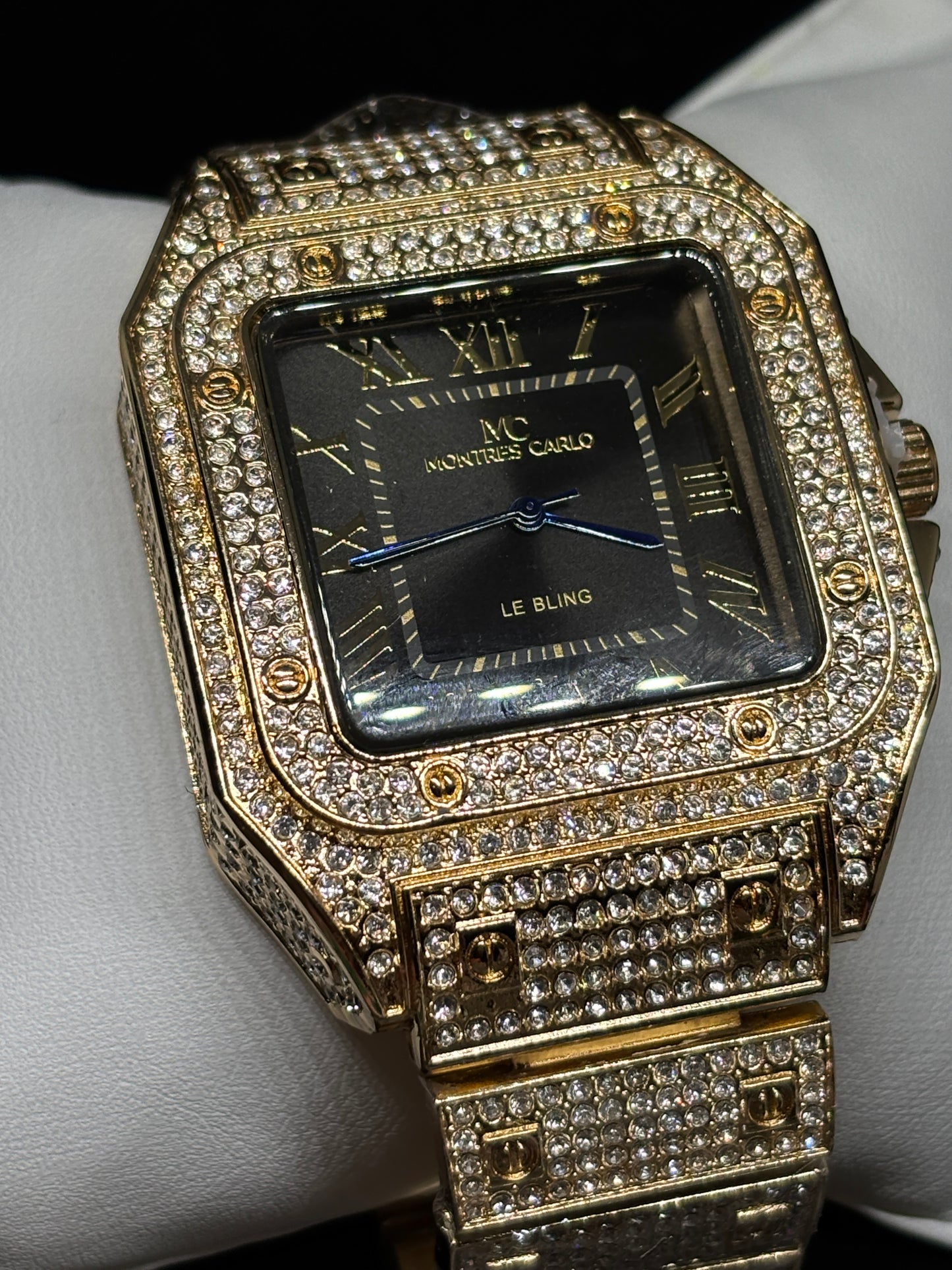NEW Montres Carlo Gold Watch - 54mm