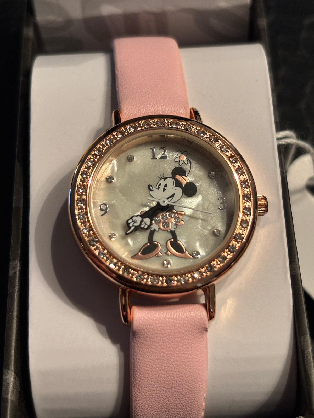 NEW Women's Accutime Rose Gold Minnie Mouse Watch
