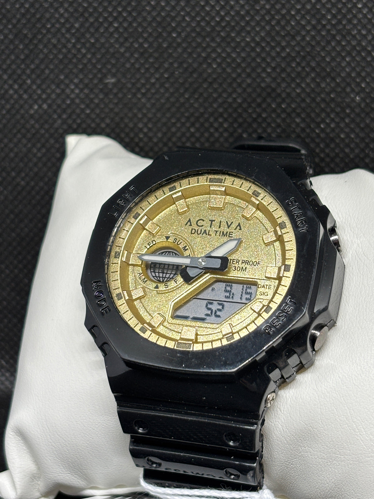 NEW - Activa Recon Black and Gold - 45.5mm