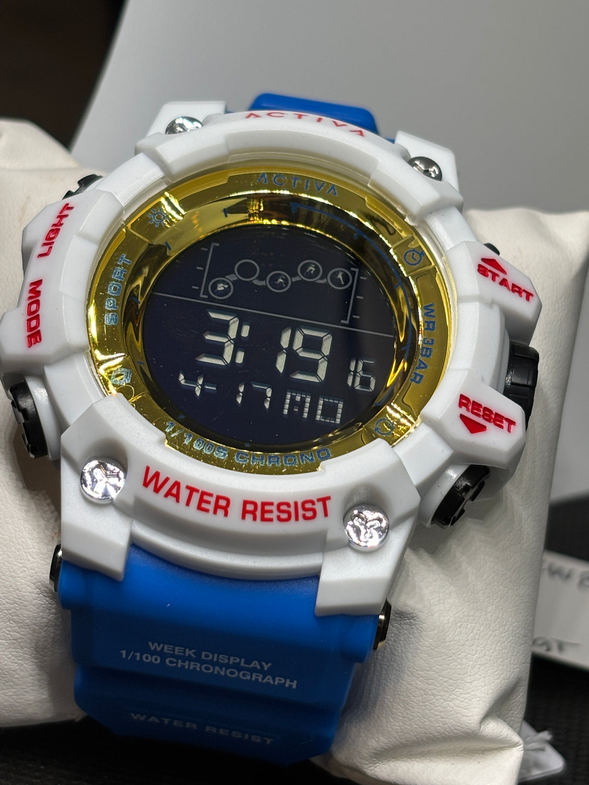 NEW - Invicta Activa Digital - Blue & White - 50mm