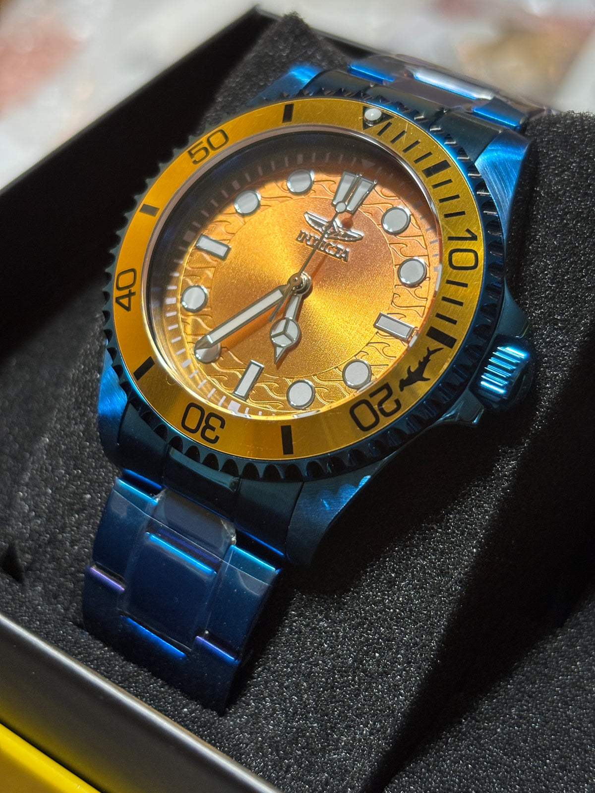 NEW - Invicta Pro Diver Kromatyk - Orange and Blue - 43mm