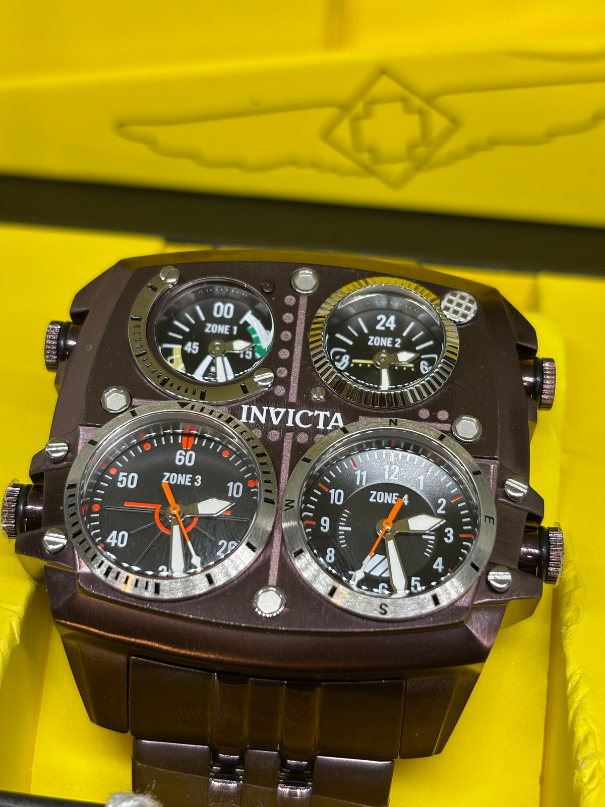 NEW Invicta Aviator ZULU Time - 50mm