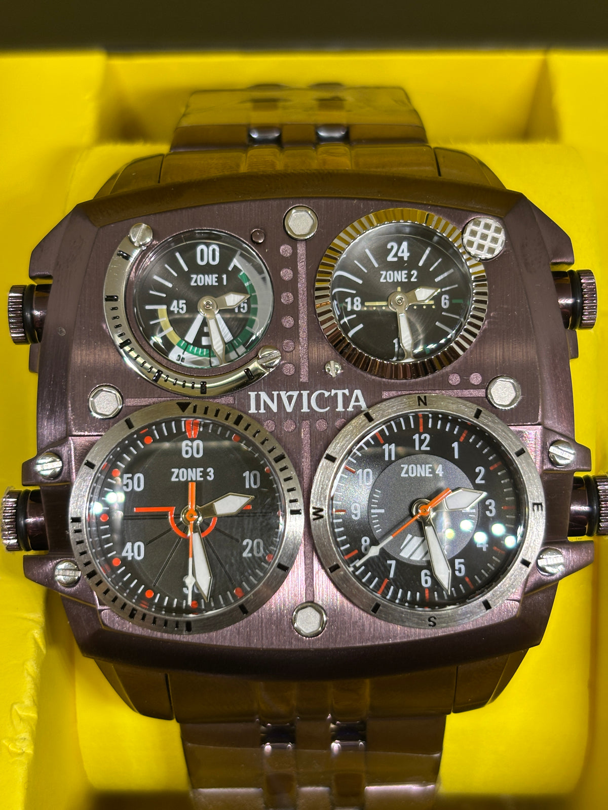 NEW Invicta Aviator ZULU Time - 50mm