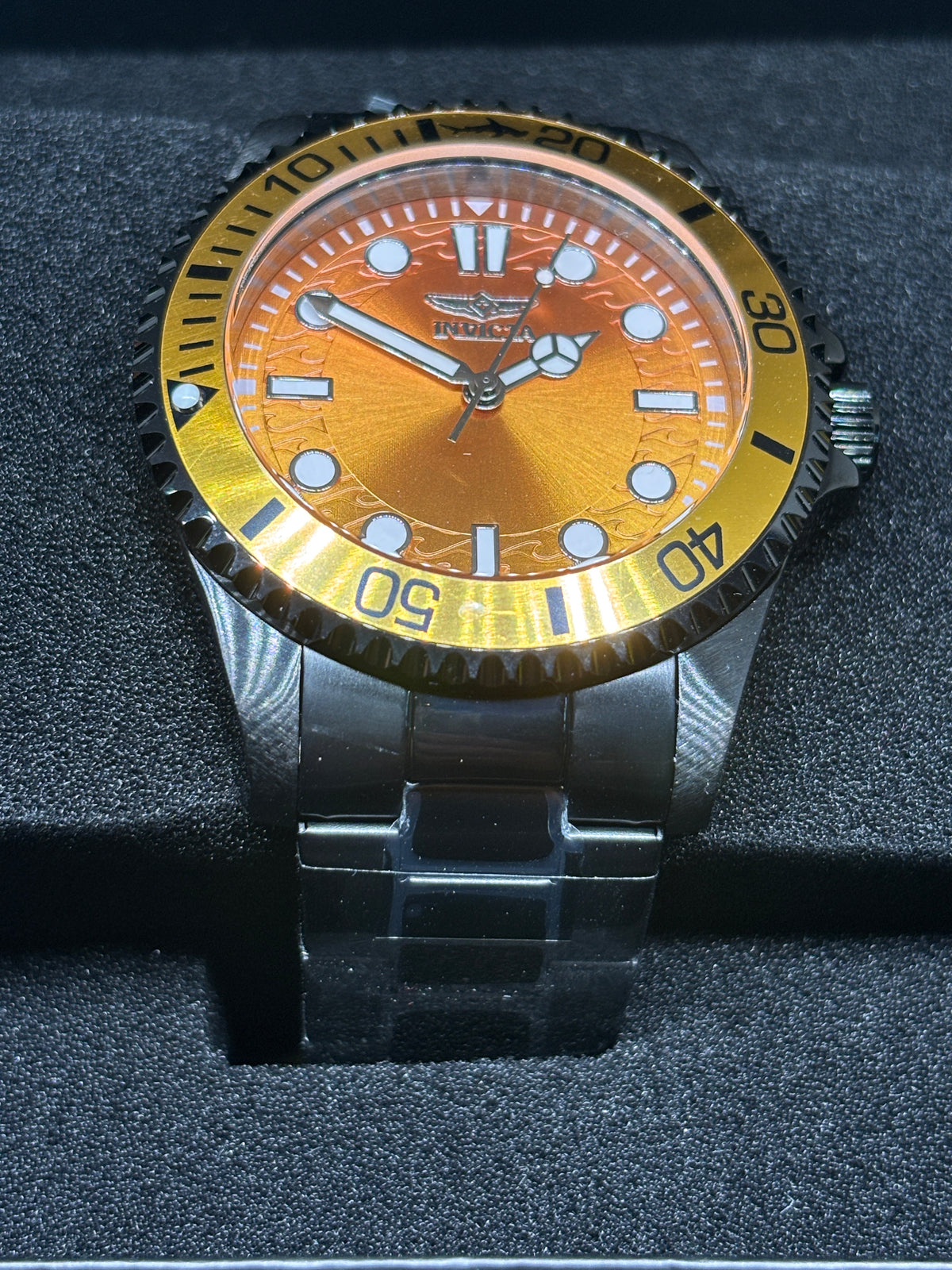 NEW - Invicta Pro Diver Kromatyk - Orange and Black - 43mm