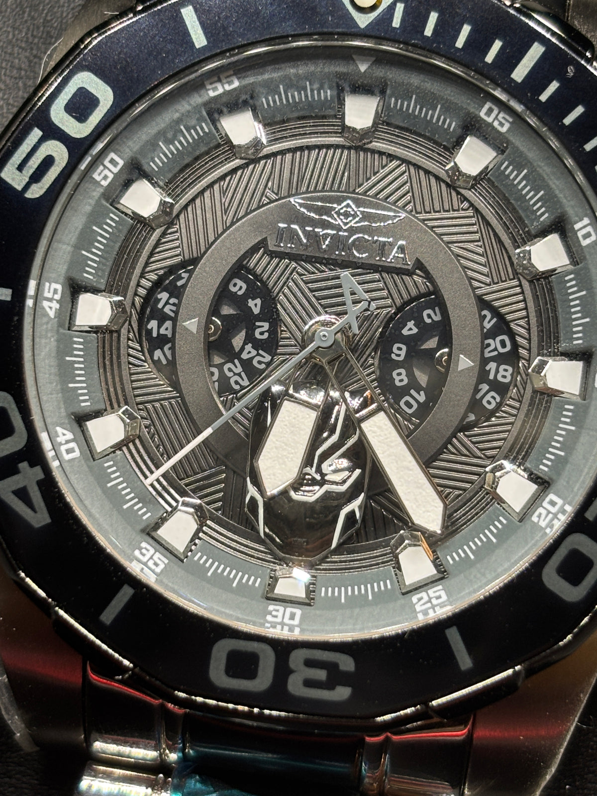 NEW - Invicta Marvel Black Panther Chrono - 48mm - Limited Edition