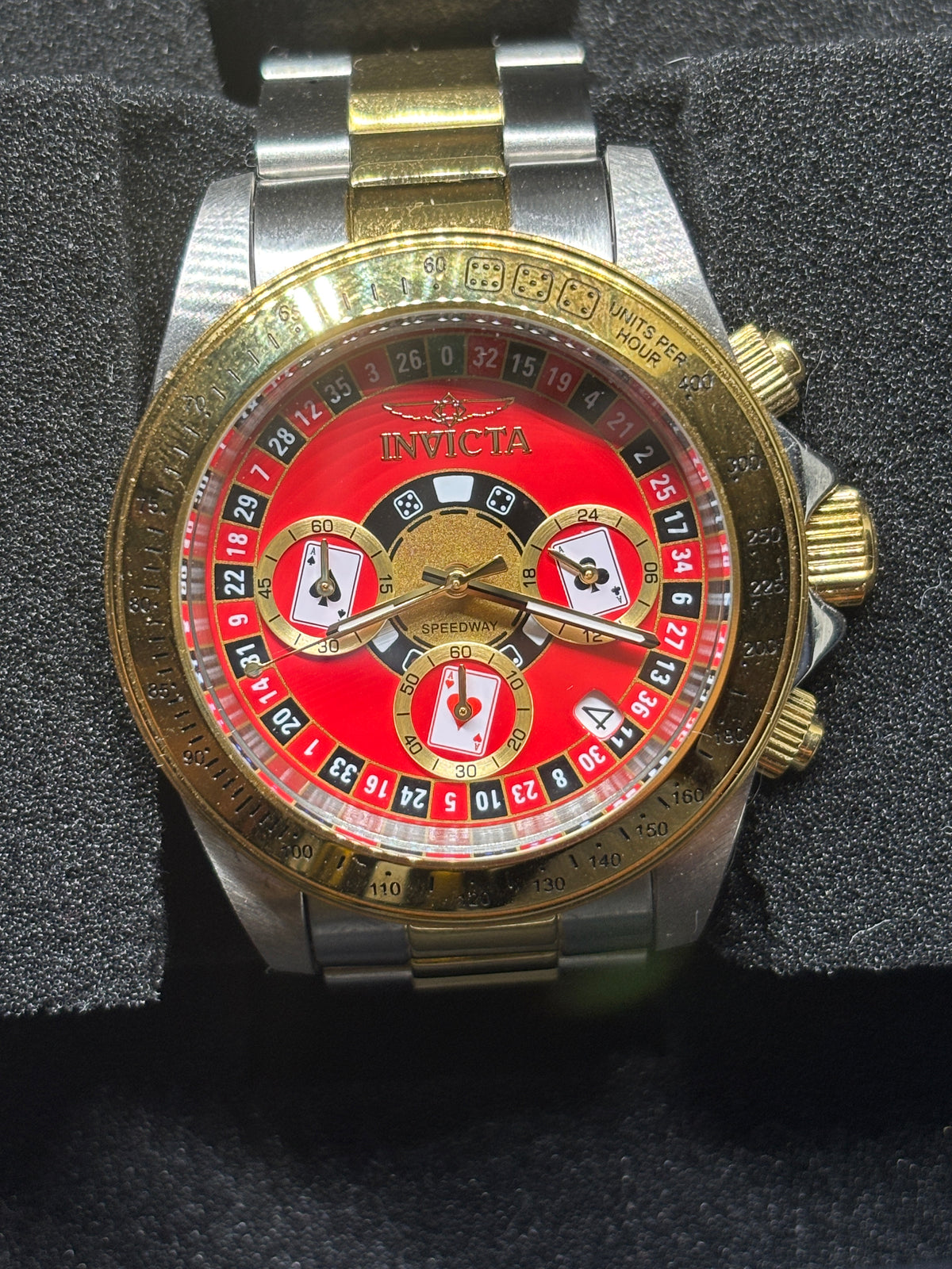 NEW - Invicta MonteCarlo Speedway - 39.5mm