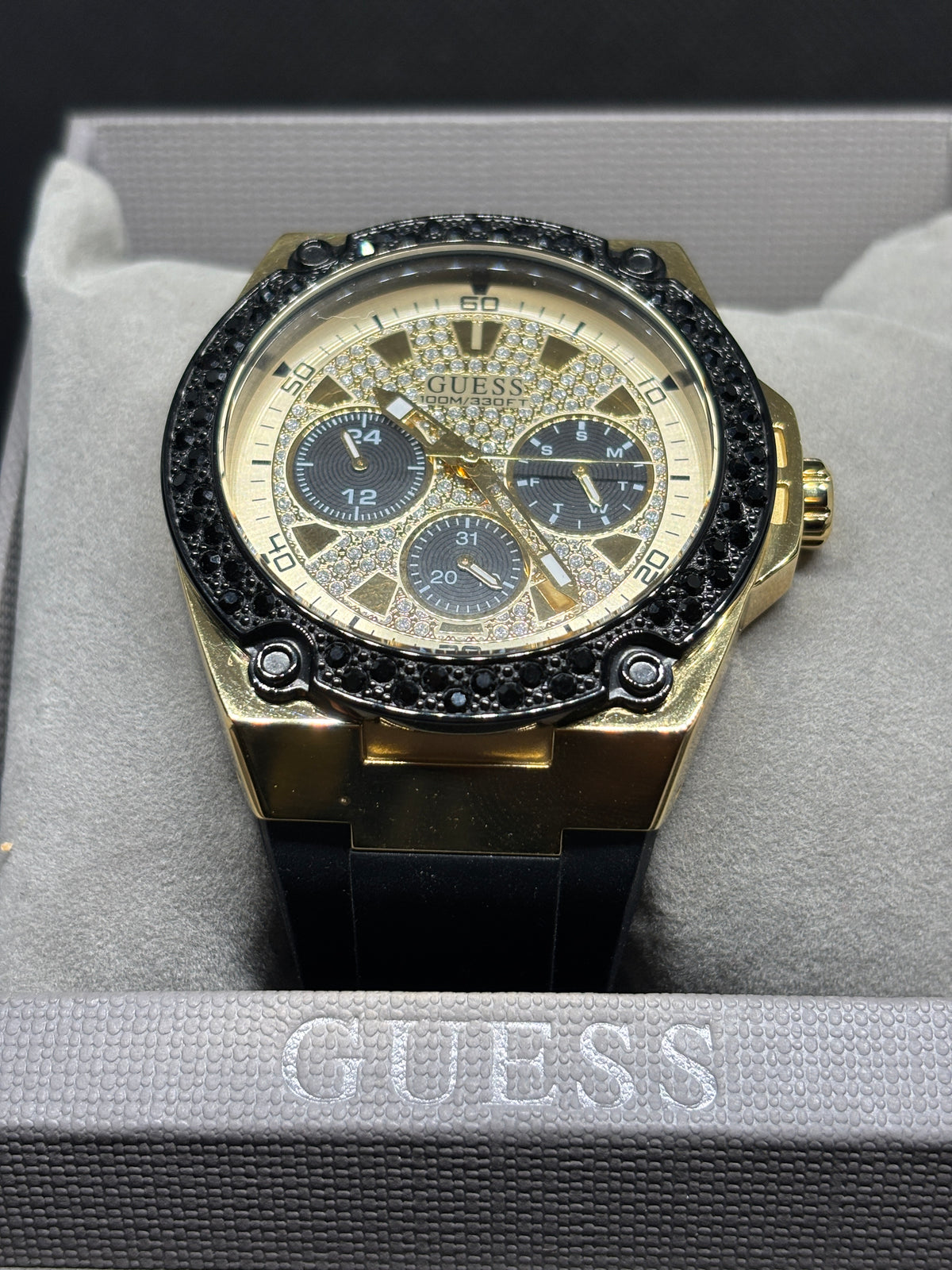 NEW - GUESS Glitz Day Date Watch