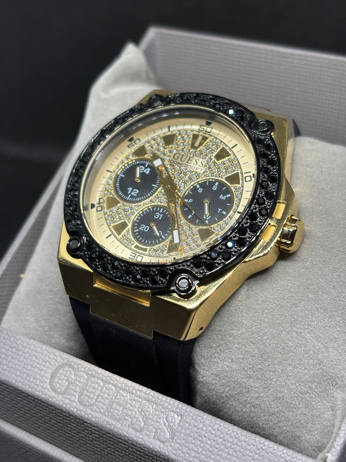 NEW - GUESS Glitz Day Date Watch
