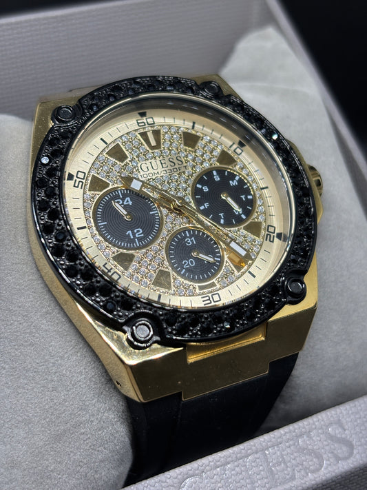 NEW - GUESS Glitz Day Date Watch