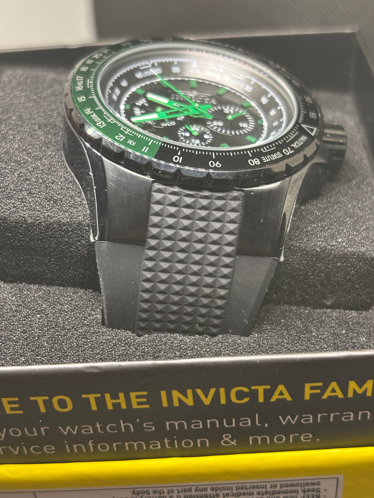 NEW Invicta Aviator - 50mm - Green & Black