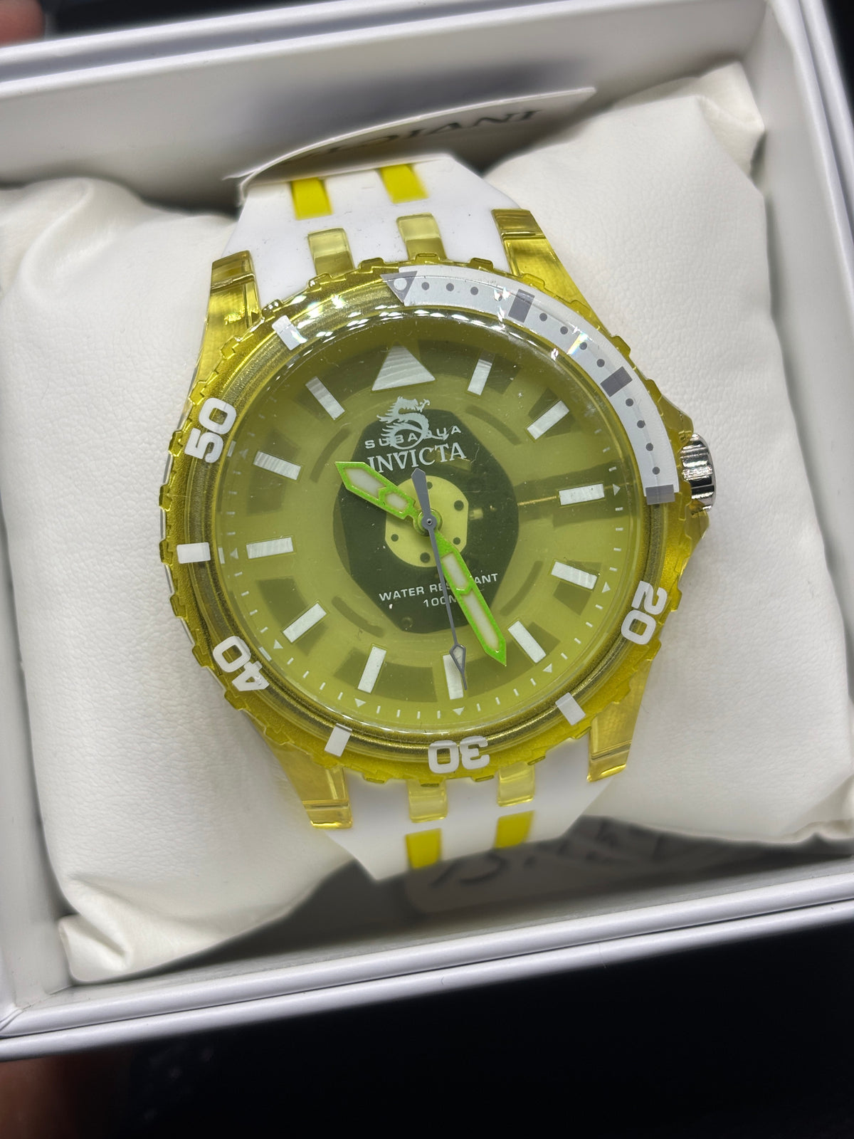 NEW Invicta Subaqua Chromamode - Green & White - 44mm