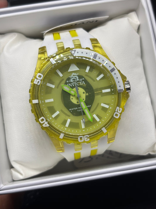 NEW Invicta Subaqua Chromamode - Green & White - 44mm