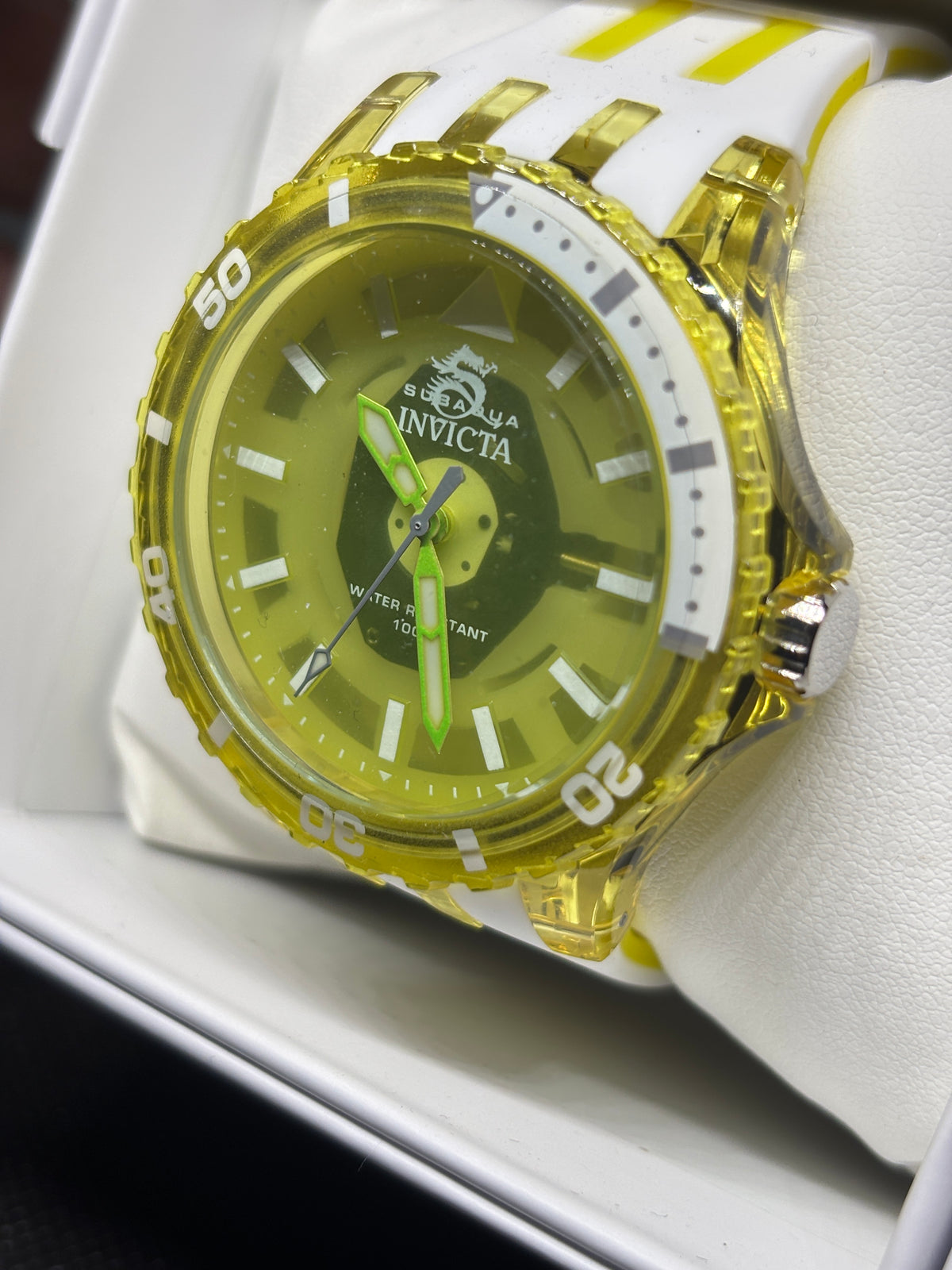 NEW Invicta Subaqua Chromamode - Green & White - 44mm